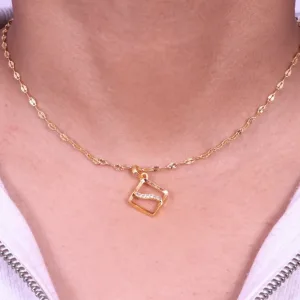 Gleamming TwistFrame Gold Chain