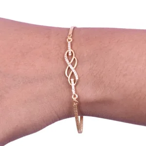 Gleamming TwistGlow Micro Gold Bracelet