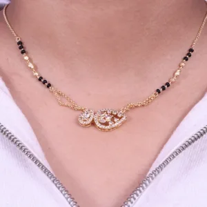 Gleamming PearlLeaf Mangalsutra